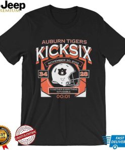 Auburn Tigers Kick Six Together Everything Is Possible 34 28 Nov 30 2013 t shirt