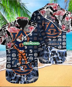 Auburn Tigers NCAA Custom Name Hawaiian Shirt Best Gift For Men And Women Fans hawaiian shirt