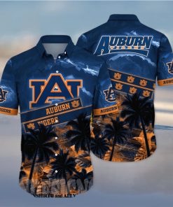 Auburn Tigers NCAA Floral Classic Full Printed Hawaiian Shirt