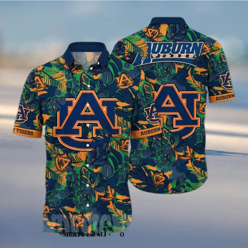 Auburn Tigers NCAA Floral Full Printing Classic Hawaiian Shirt