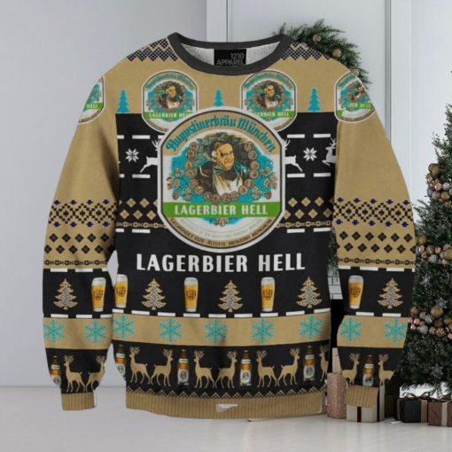 Augustiner Beer Ugly Christmas Sweater, Gift for Christmas Holiday