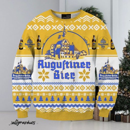 Augustiner Br�u Kloster Beer Ugly Christmas Sweater, Gift for Christmas Holiday