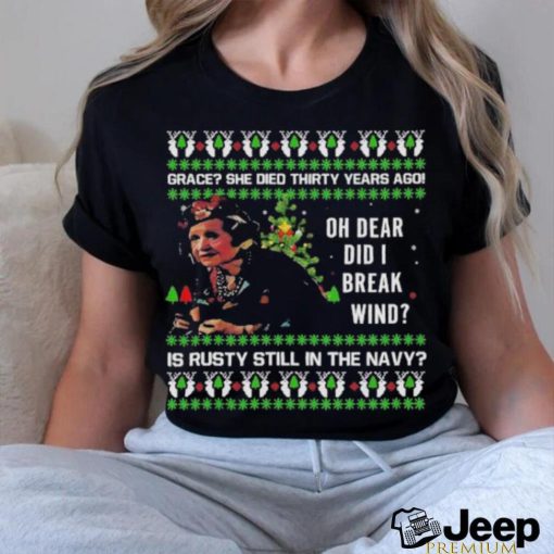 Aunt Bethany Oh Dear Did I Break Wind Ugly Christmas Shirt