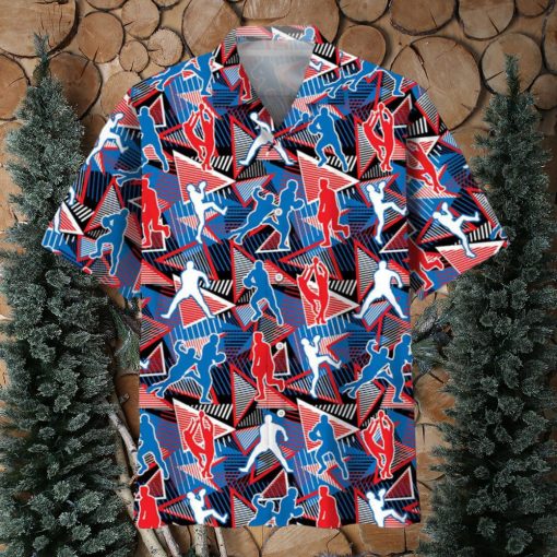 Ausie Football Rules Abstract Sporty Pattern Hawaiian Shirt