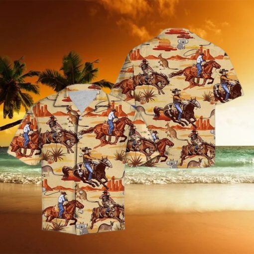 Australia Cowboy Hawaiian Shirt For Men   Women HW6579 8051