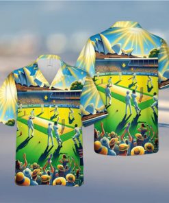 Australia Day Cricket Hawaiian Shirt