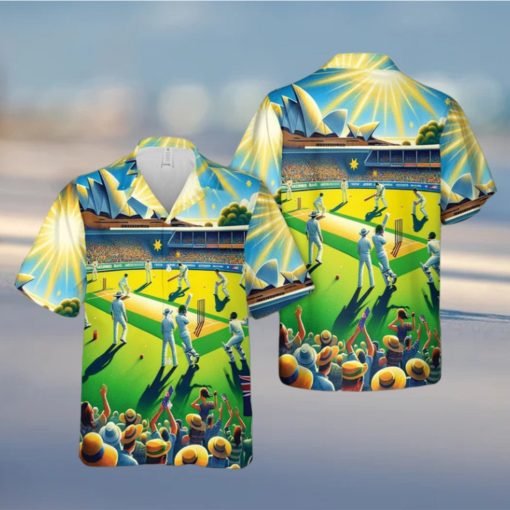 Australia Day Cricket Hawaiian Shirt