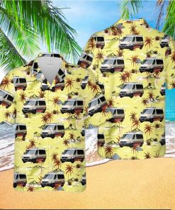 Australia New South Wales Ambulance Hawaiian Shirt Man