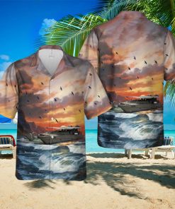 Australian Army 36 Water Tpt LCM8 Landing Craft AB1055 Northern Warrior Hawaiian Shirt Gift Beach Summer