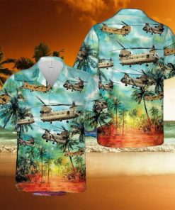 Australian Army Boeing Ch 47f Chinook Hawaiian Shirt