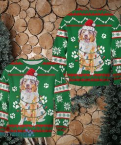 Australian Shepherd Green Christmas Sweatshirt Christmas Ugly Sweater