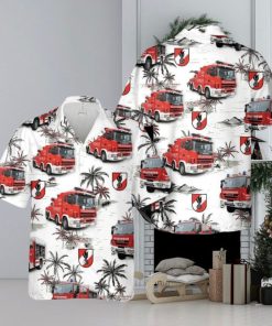 Austrian Firefighter Truck 3D Hawaiian Shirt Summer Holiday Gift For Men And Women