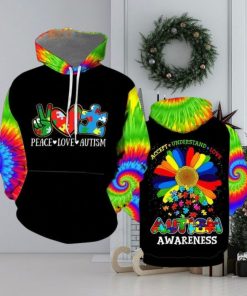 Autism Awareness Choose Kindness Cool 3d All Over Print Hoodie