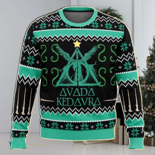 Avada Kedavra Ugly Christmas Sweater 3D Gift For Men And Women