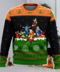 Avatar the Last Airbender On the Chimney Top Ugly Christmas Sweater Funny Gift For Men And Women Fans