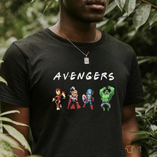 Avengers Friends Chibi Iron Man Thor Captain America And Hulk Shirt