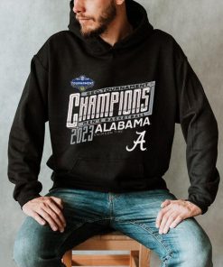 Awesome Alabama Crimson Tide Script A 2023 Sec Basketball Tournament Champions Locker Room T shirt