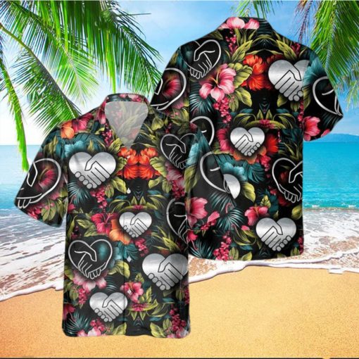 Awesome Caregiver  AOP Pocket Hawaiian Shirt