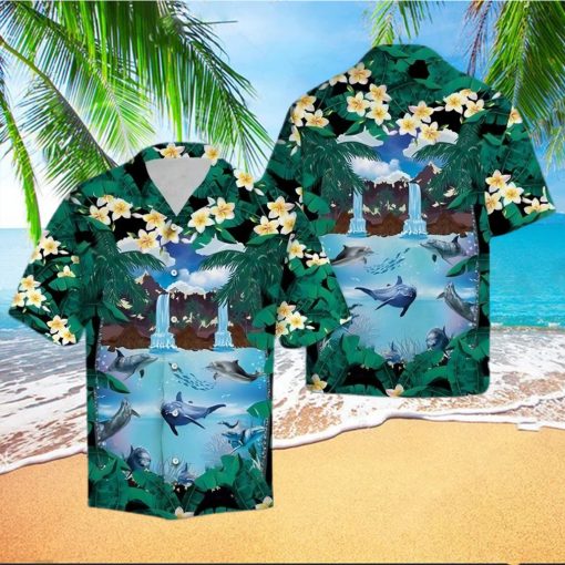 Awesome Dolphin Aloha Hawaiian Shirt Summer Gift