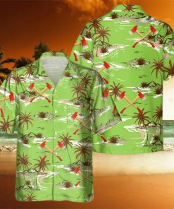 Awesome Firefighter AOP Pocket Hawaiian Shirt