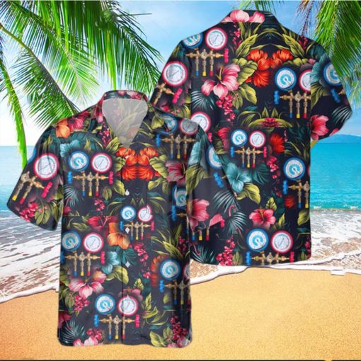 Awesome HVAC TECH  AOP Pocket Hawaiian Shirt