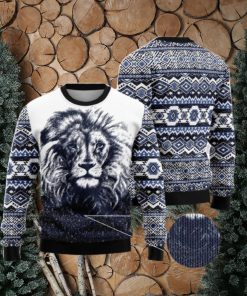 Awesome Lion Ugly Christmas Sweater AOP All Over Printed Sweater