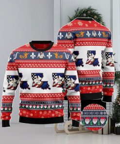 Awesome Louisiana Ugly Christmas Sweater AOP All Over Printed Sweater