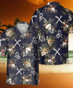 Awesome Mechanic AOP Pocket Hawaiian Shirt