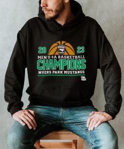 Awesome NCHSAA 2023 Men’s 4A Basketball Champions Myers Park Mustangs shirt