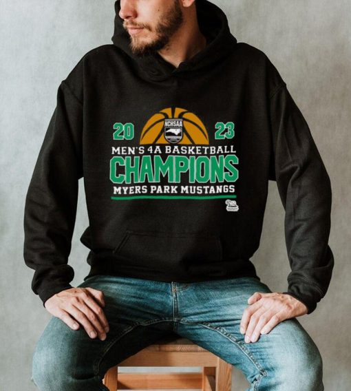 Awesome NCHSAA 2023 Men’s 4A Basketball Champions Myers Park Mustangs shirt