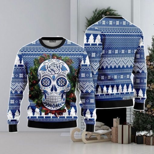 Awesome Sugar Skull Christmas Unisex Ugly Sweater