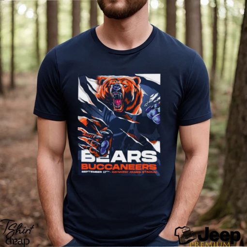 Awesome chicago Bears Vs Buccaneers Sept 17th Raymond James Stadium shirt