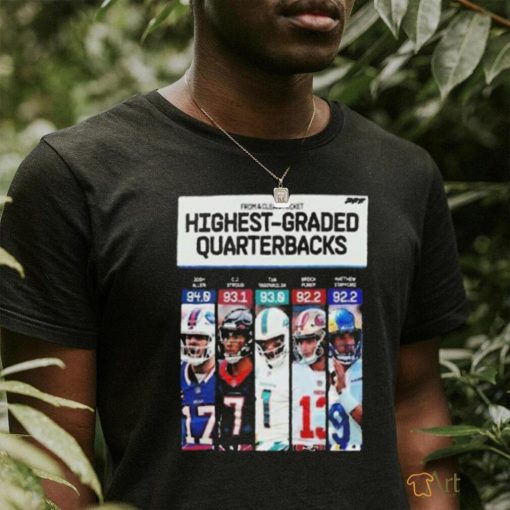 Awesome from A Clean Pocket Top 5 Highest Graded Quaterbacks In NFL Season 2023 Poster T Shirt