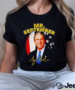 Awesome george W. Bush Mr. September signature shirt