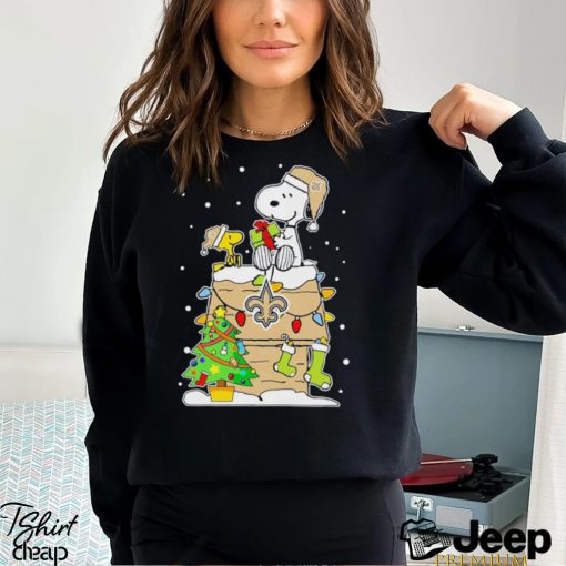 Awesome new Orleans Saints Christmas snoopy sweater