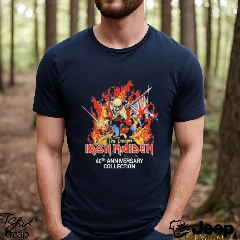 Awesome the Trooper Iron Maiden 40th Anniversary Collection shirt