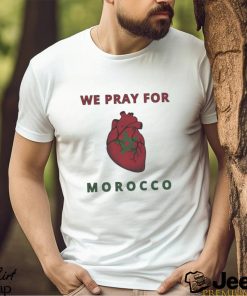 Awesome we Pray for Morocco shirt