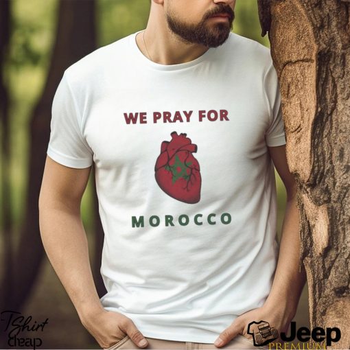 Awesome we Pray for Morocco shirt