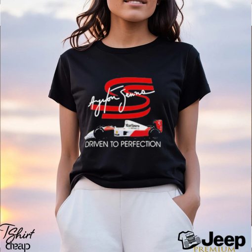 Ayrton Senna Driven To Perfection T Shirt