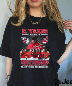 11 Years 2013 – 2023 Terry Francona Thank You For The Memories T Shirt