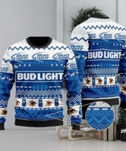 B U D Light Beer 3d All Over Printed Ugly Christmas Sweater