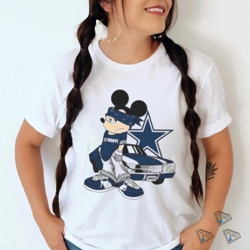 Mickey Hip Hop Dallas Cowboys Style 2023 T shirt