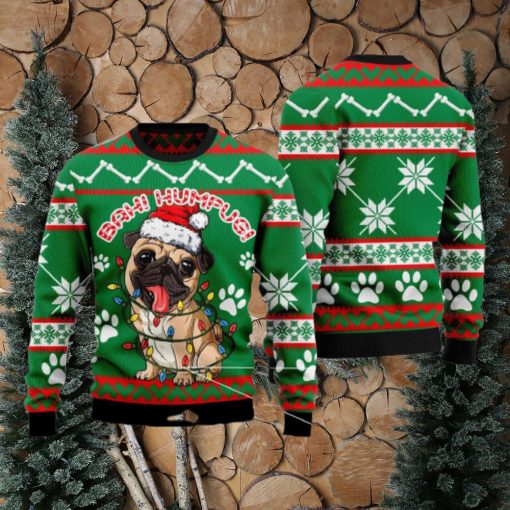 BAH! HumPug! Ugly Christmas Sweater For Men And Women