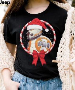 BB 8 Star Wars Rise of Skywalker Mad Engine Youth Candy Cane T Shirt