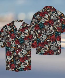 BEACH SHIRT GET NOW SKULL HAWAIIAN SHIRTS