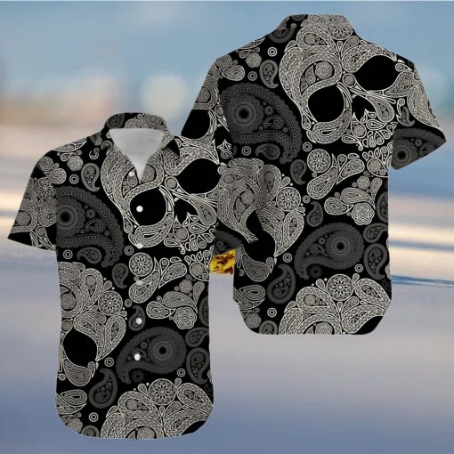 BEACH SHIRT GET NOW SKULL MANDALA HAWAIIAN ALOHA SHIRT