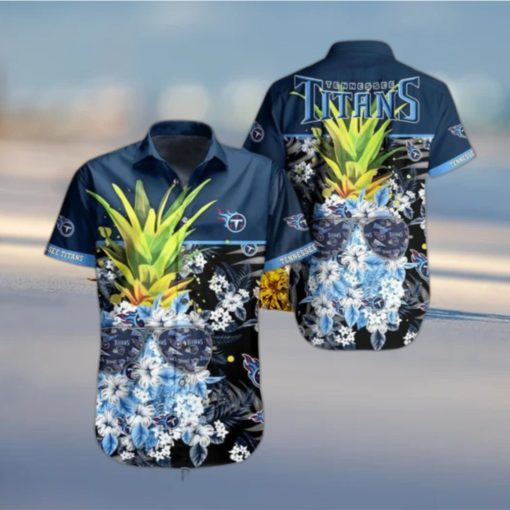 BEST Tennessee Titans NFL Tropical Pattern Pineapple Design Hawaiian Shirt New Trending For Men Women Hot Trend 2023