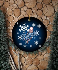 Los Angeles Dodgers Merry Christmas Snowflake Ugly Christmas