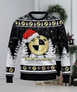 BMW Motorrad Ugly Christmas Sweater Car Lovers Santa Hat Tree Christmas For Fans Gift