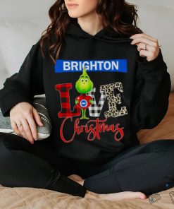 BRIGHTON AND HOVE ALBION GRINCH LOVE CHRISTMAS SHIRT